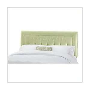   Series Tufted Upholstered Headboard in Bamboo Mist Furniture & Decor