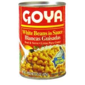 Goya White Beans in Sauce 29 oz Grocery & Gourmet Food