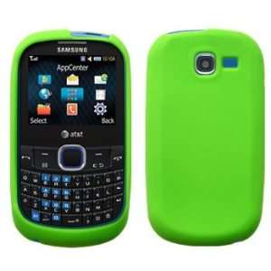  Green Silicone Case / Skin / Cover for Samsung SGH A187 