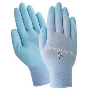  Red Steer A202 S Womens Flowertouch Foam Latex Glove, Blue 